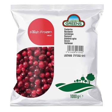Greens Cranberries 1Kg