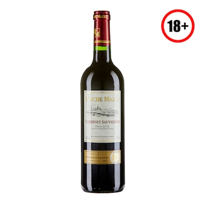 Roche Mazet Cabernet Sauvignon Pays D' Oc Rondeur And Equilibre Wine 750ml