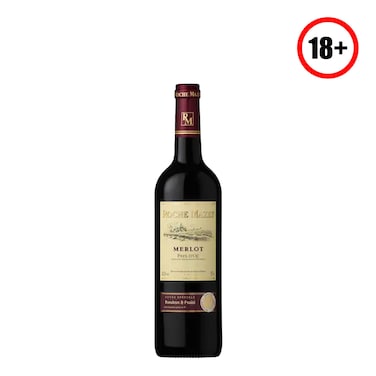 Roche Mazet Merlot Rouge Pays D39Oc Igp Red Wine 750Ml