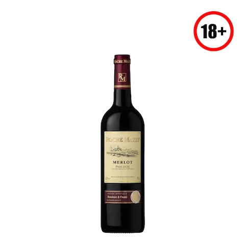Roche Mazet Merlot Rouge Pays D39Oc Igp Red Wine 750Ml