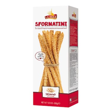 La Mole Al Sesamo Breadsticks 120G