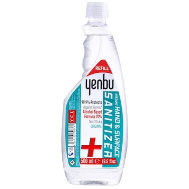 Yenbu Hand &amp; Surface Sanitizer Refill Bottle 500ml