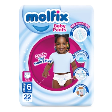 Molfix Pants 2X Large High Count 20+Kg
