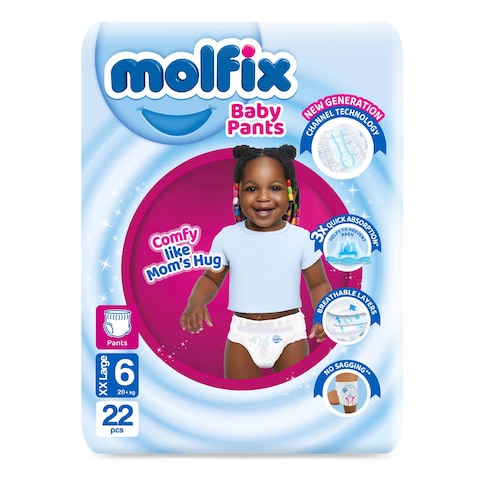 Molfix Pants 2X Large High Count 20+Kg