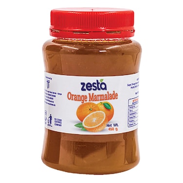 Zesta Pet Orange Marmalade Fruit Jam 450g