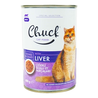 Chuck Adult Cat Liver 400G