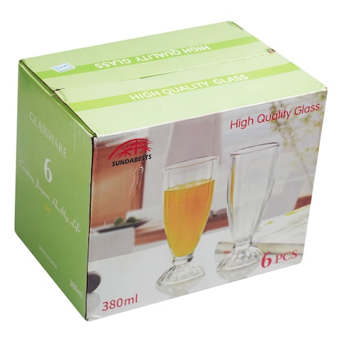 Alaska Premium Ice Cream Glass Bowl 380ml x 6 Pieces