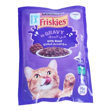 FRISKIES CAT BEEF GRAVY 85G
