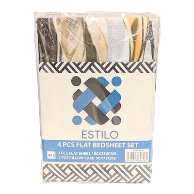 Estilo Bedsheet Printed 4X6 Single