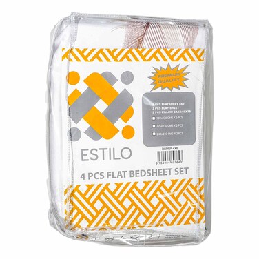 Estilo Premium Bedsheet Printed 4X6 Sng