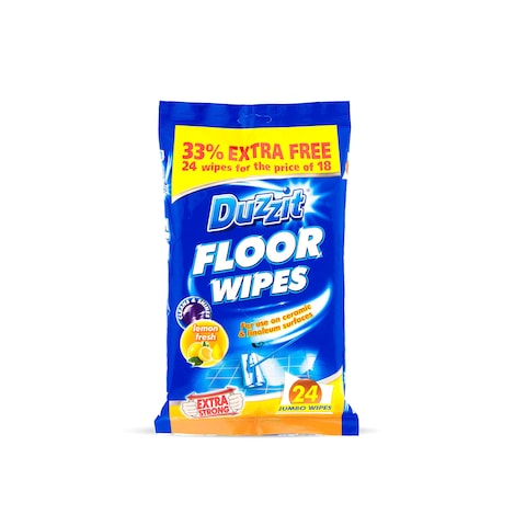 Duzzit Floor Wipes 24pk
