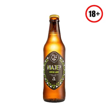 254 Niaje Kenyan Lager &ndash; 330ml, ABV 4.5%