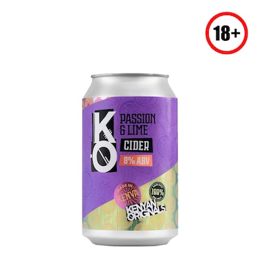 Kenyan Original Cider Pasion Fruit Lime Can330M