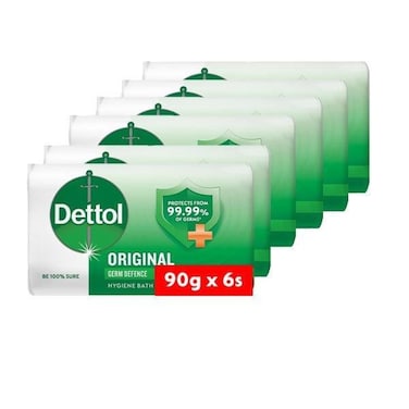 Dettol Bar Soap Original 90Gx6