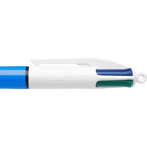 BIC 4 Colours Original Medium Retractable Ball Pens Fine Point (1.0 mm) - Blister of 1