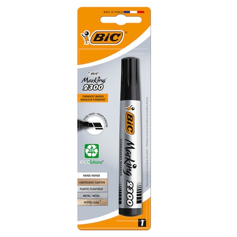 Bic Marker Black 2300 1 Piece