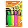 Bic Flat Highlighter Marker Assorted Blue 4 Eu