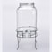 Shokki Glass Jar Wmtl Stand 0143A