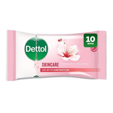 Dettol Antibacterial Wet Wipes 10S Skincare