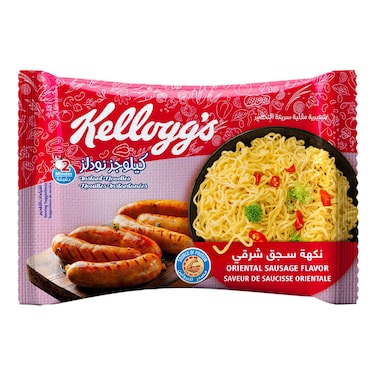 Kelloggs Noodles Oriental Sausage 70G
