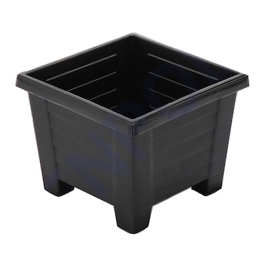 KENPOLY SQR PLANTER NO.7 - BLACK