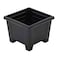 KENPOLY SQR PLANTER NO.7 - BLACK