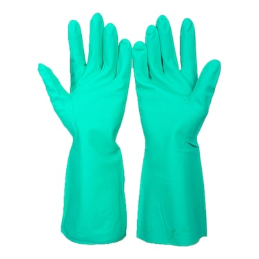 Nitrile Gloves Green Single Small