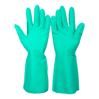 Nitrile Gloves Green Single Small
