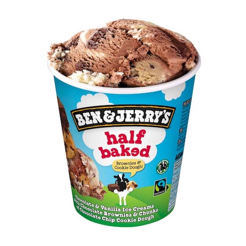 Ben &amp; Jerry&rsquo;S Half Baked 465Ml