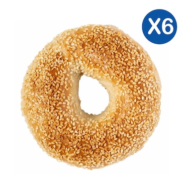 Bagel Sesame 320g X6