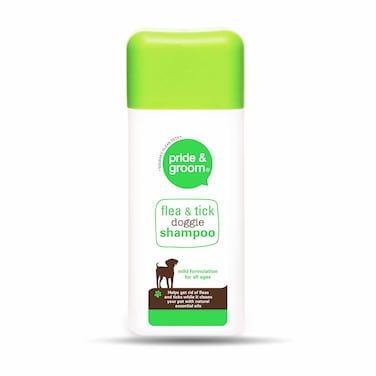 Pride&amp;Groom Flea/Tick Doggie Puppy Shampoo 300Ml