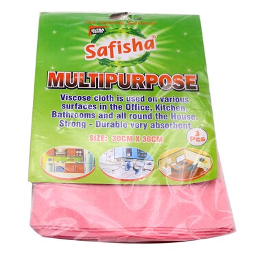 SAFISHA M/PURPOSE CLTH 3'S 30X30CM