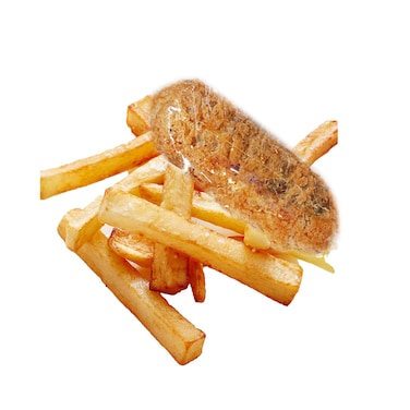 Combo Beef Scotched Kabab With Fries