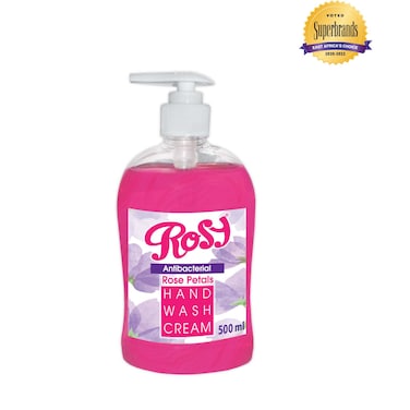 Rosy H/W Cream R/Petals-Pump500Ml