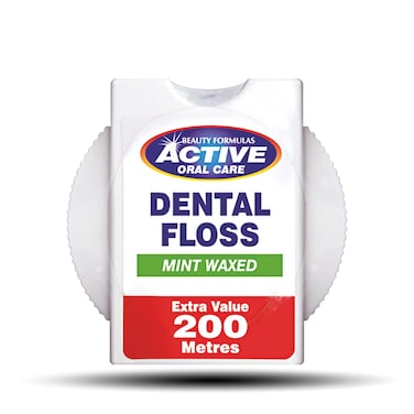 Active Dental Floss Mint-Waxed 200M