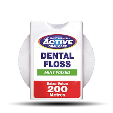 Active Dental Floss Mint-Waxed 200M