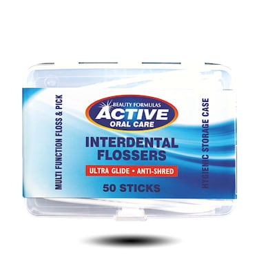 Active Interdental Waxed Flossers 50&#39;S