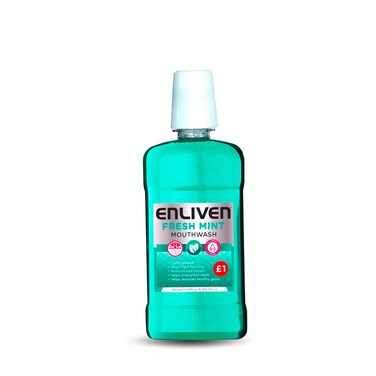 Enliven Mouthwash Fresh Mint 500Ml