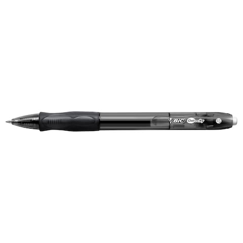 BIC Gel-ocity Original Retractable Gel Pens Medium Point (0.7 mm) - Black, Pack of 2