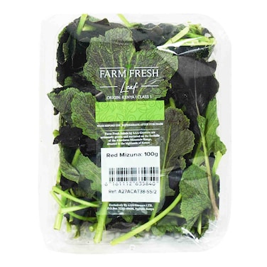 Farm Fresh Red Mizuna 100g