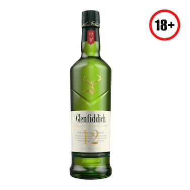 Glenfiddich 12 Year Old Single Malt Scotch Whisky 1L