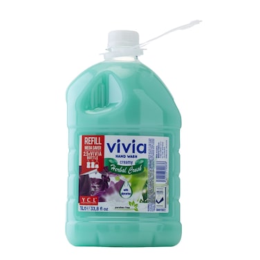 Vivia Refill Creamy Handwash Herbal Crush 1l