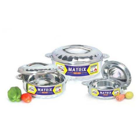 Matrix Stainless Steel Gold Hotpot 2500Ml