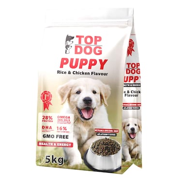 Top Dog Rice And Chicken Puppy Food 5kg