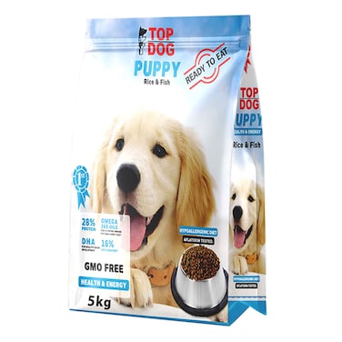 Top Dog Rice And Fish Puppy Food 5kg