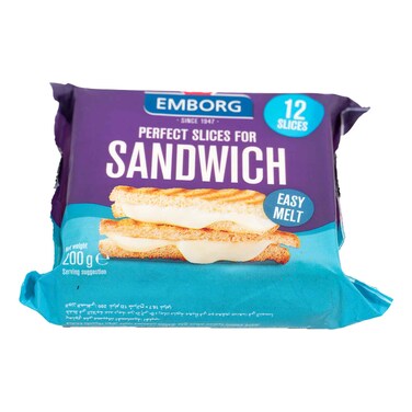 Emborg Processed Cheese Perfect Slices 200g
