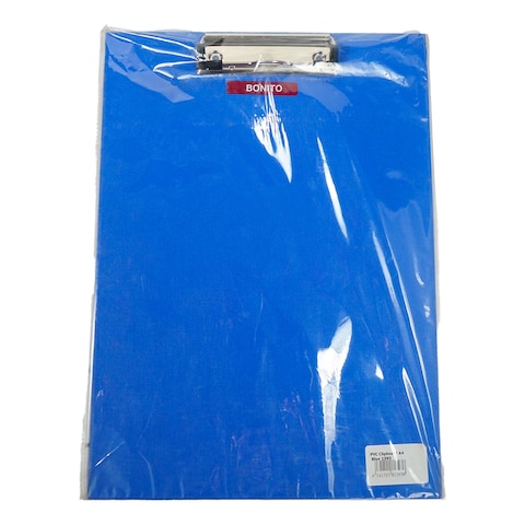 Pvc Clipboard A4 Blue 1393