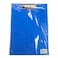 Pvc Clipboard A4 Blue 1393