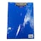 PVC Foldable Clipboard A4 Blue 1874