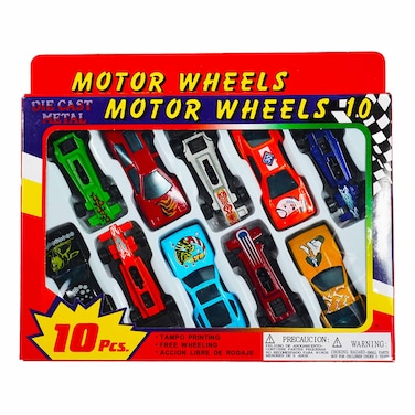 10 Wheel Metal Cars